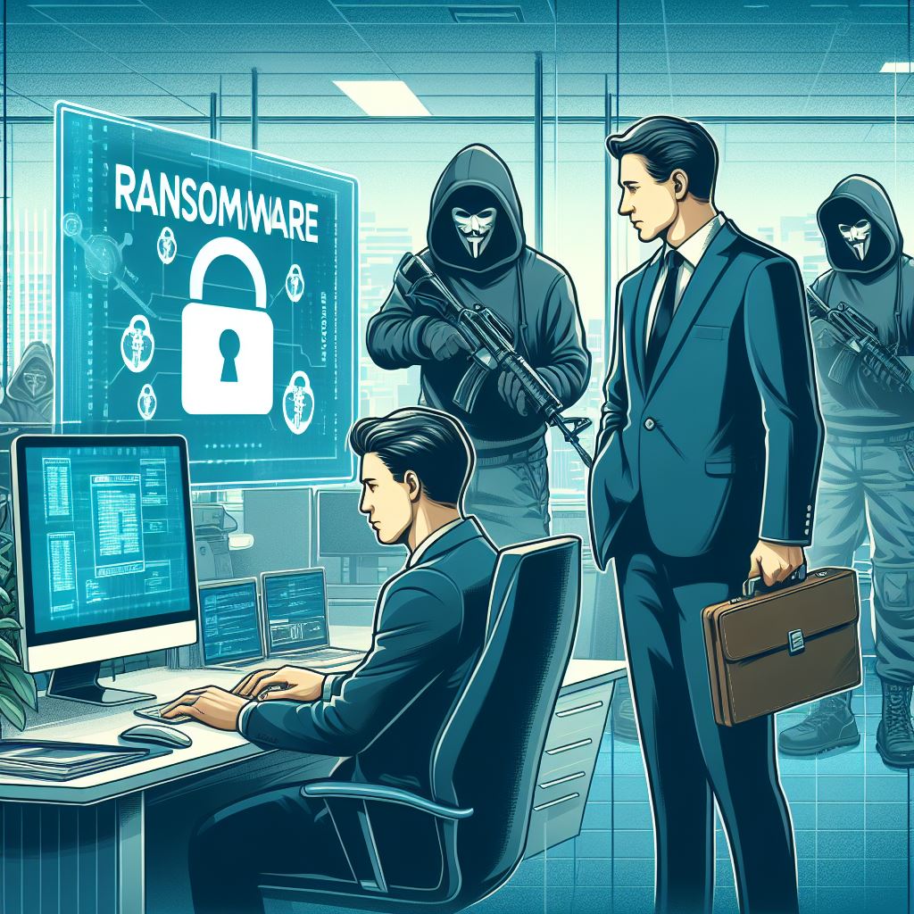 Ataque de ransomware en empresas pequeñas - Colombia